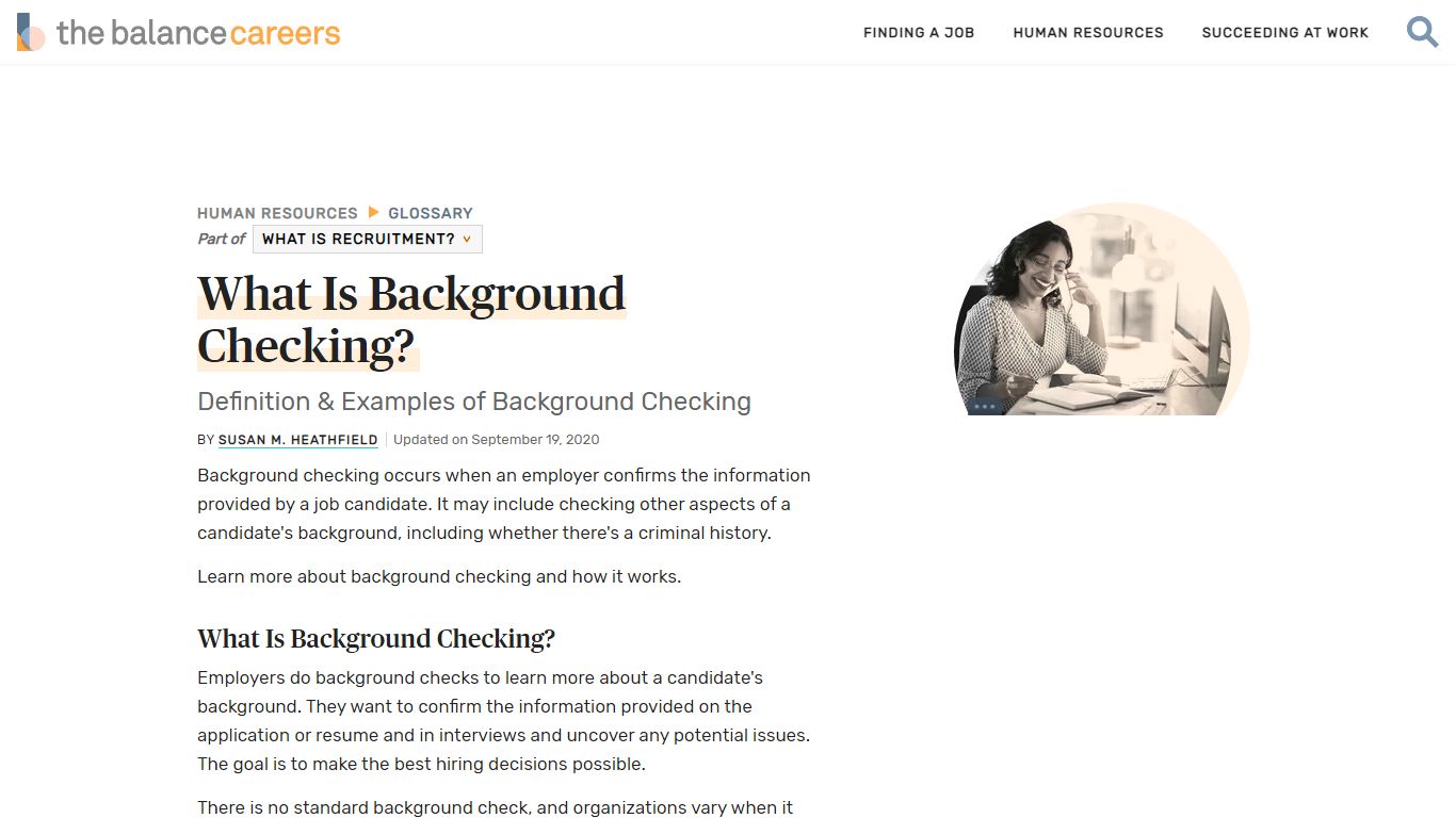 Background Checking: What Is It? - The Balance Careers